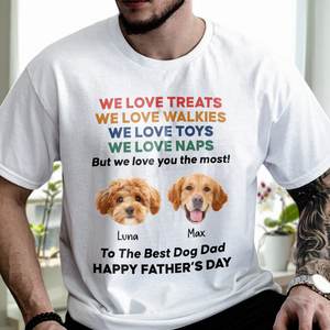 Custom Photo Love You The Most Version 2 - Personalized Bright Shirt HO82 894080