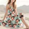 Custom Photo Tropical Summer Pattern Cami Maxi Dress HO82 902378