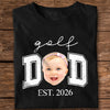 Custom Photo Golf Dad Dark Shirt - Personalized Father’s Day Gift TH10 169841