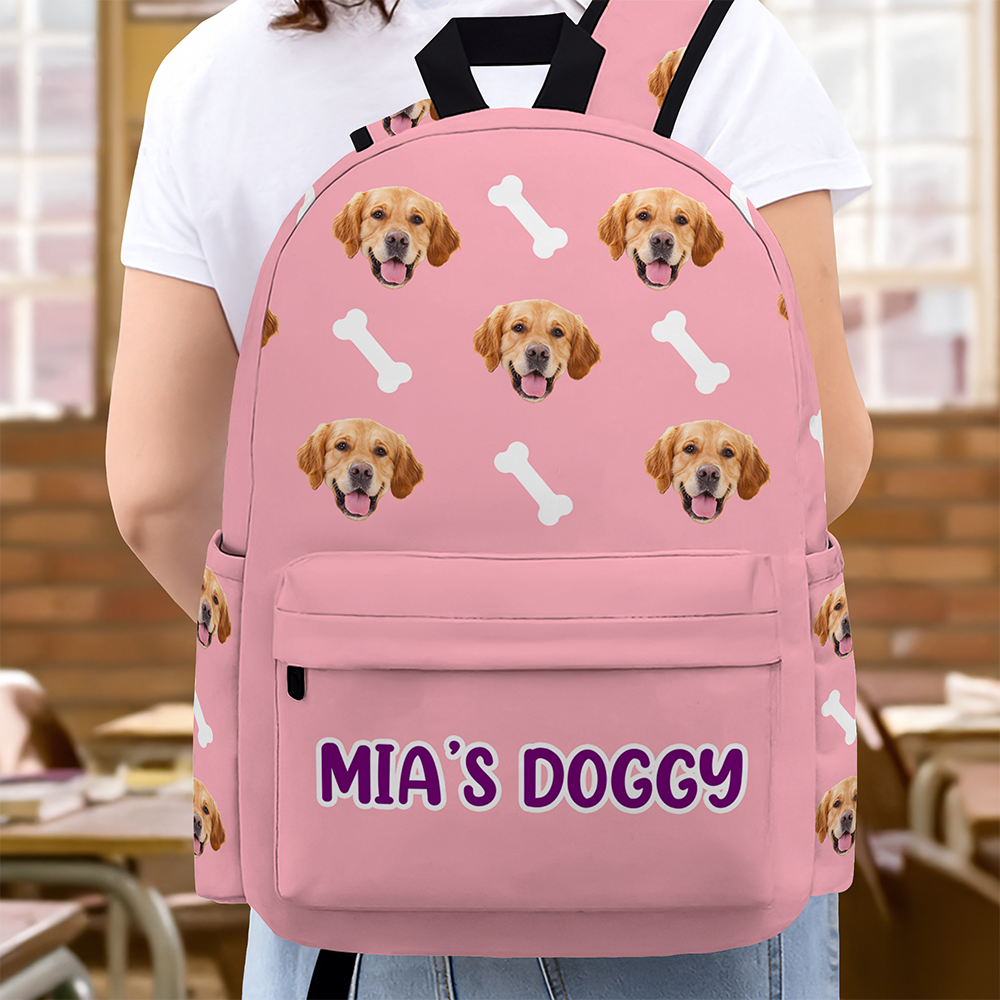 Custom Face Photo With Icon Back To School Gift For Kids LM32 893865