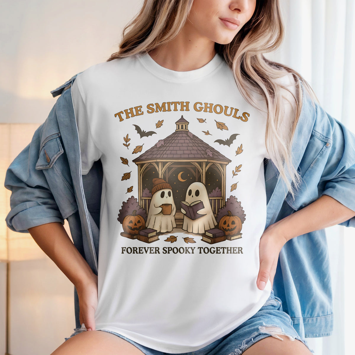 Personalized Forever Spooky Together Halloween Bright Shirt HA75 897218