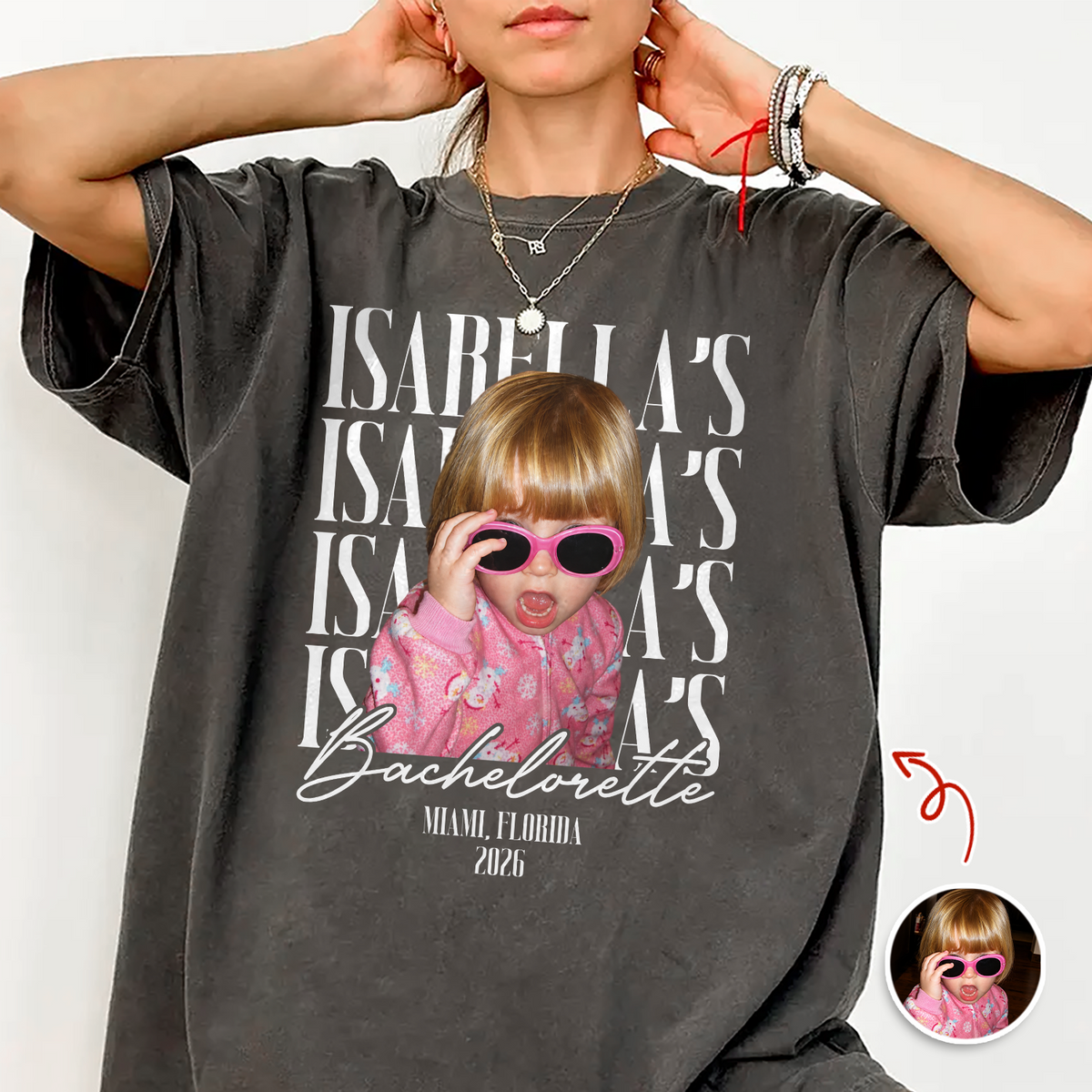 Custom Photo Bridal Party Comfort Shirt - Personalized Bachelorette Gift HA75 921976