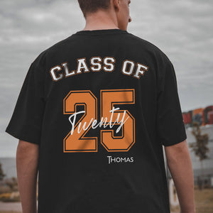 Class Of 2025 Personalized Custom Backside Shirt C394