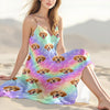 Custom Pet Photo Maxi Dress For Dog And Cat Lovers CH07 895610
