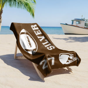 Personalized Athletic Summer Beach Towels For Sport Lovers LM32 893465
