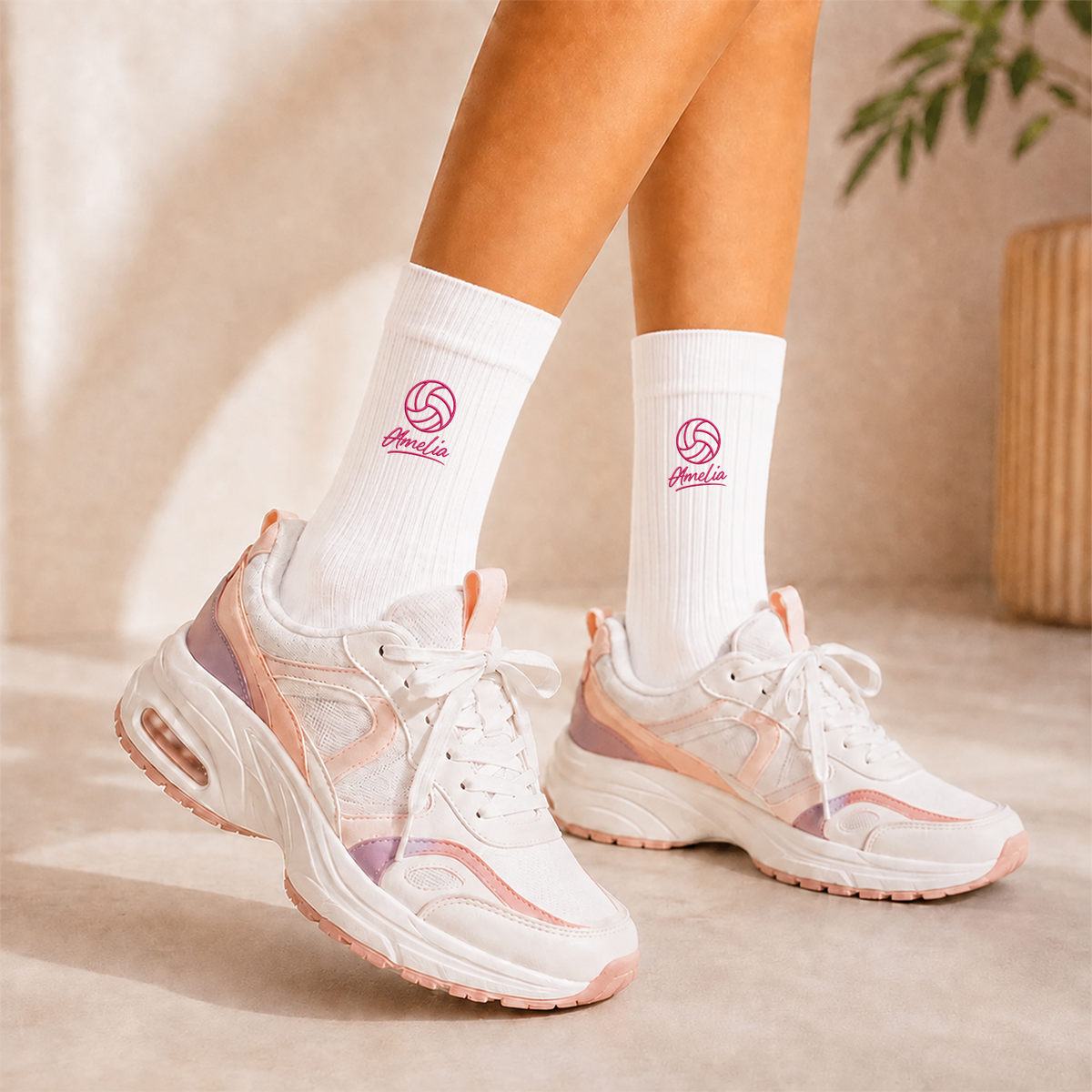 Personalized Name Fishing & Sport Lifestyle Embroidered Socks Gift LM32 669917