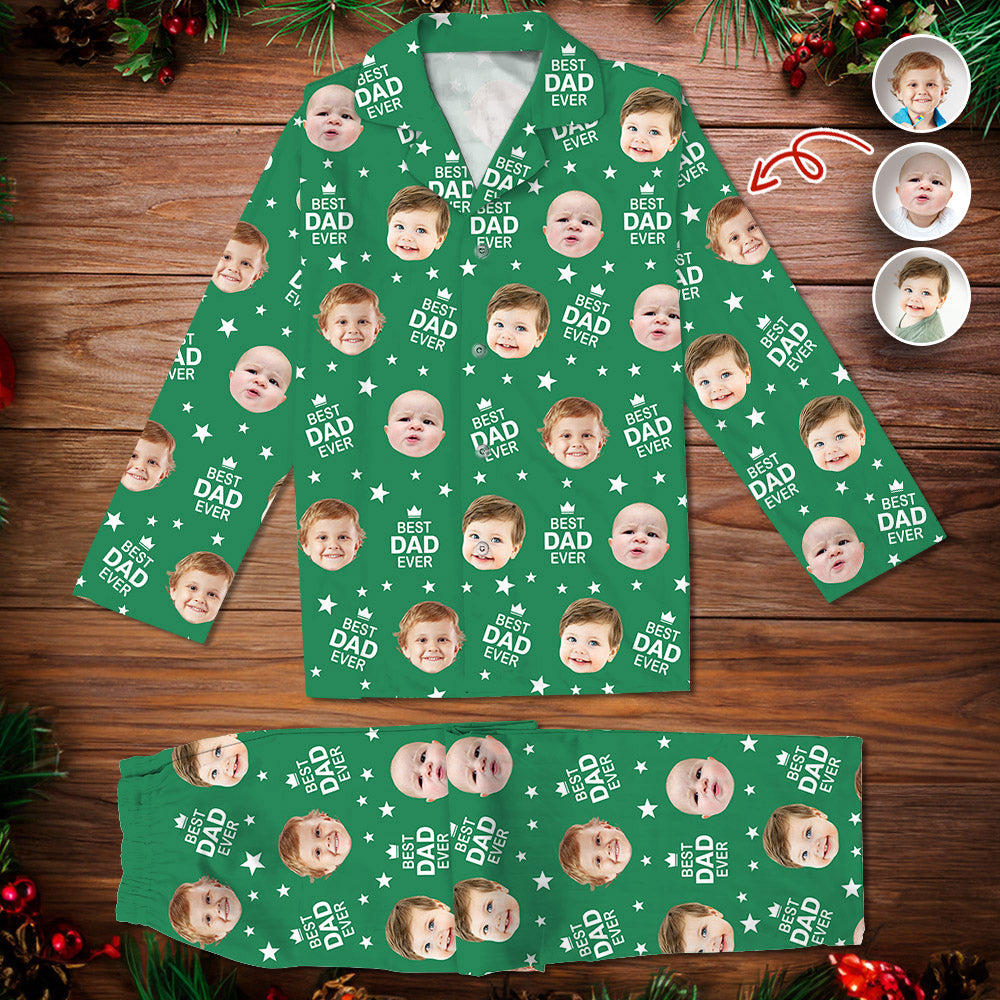 Custom Face Photo Best Mom Ever Pajamas TH10 894267