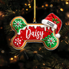 Custom Dog Bone Gingerbread Christmas Acrylic Ornament Gift For Dog Lovers TH10 170687