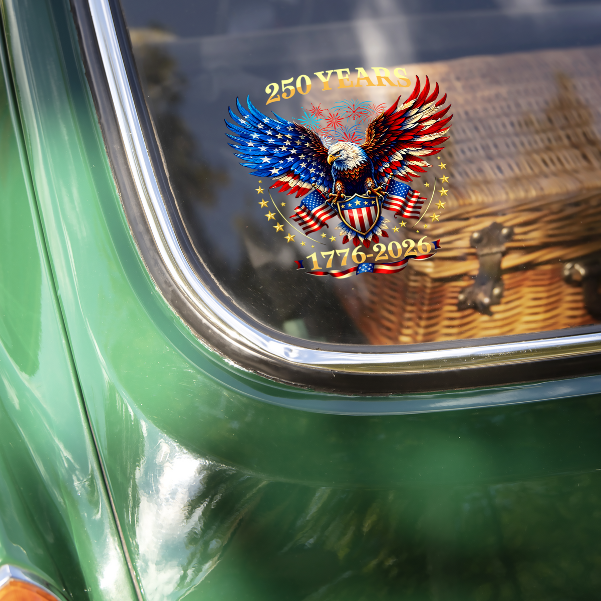 250 Years American 1776-2026 Car Window Decal Sticker HA75 920178