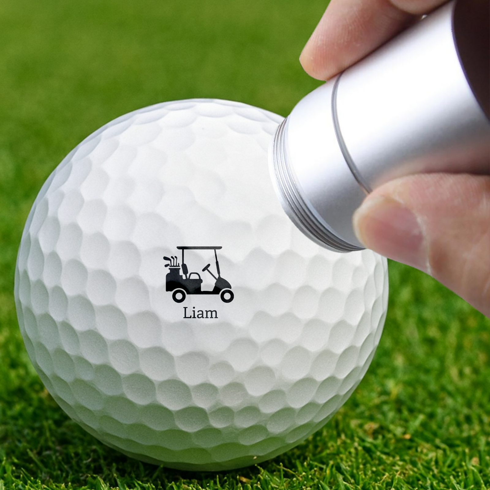Customized Name Stamp with Your Logo Golf Ball Stamp Gifts for Men, Dad, Husband, Business CH07 910068