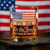 America 250th Birthday US Flag 250 Years We The People Whiskey Glass HO82 894632
