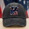 Faith, Family & Freedom 250 Years of America Washed Denim Baseball Cap LM32 897353