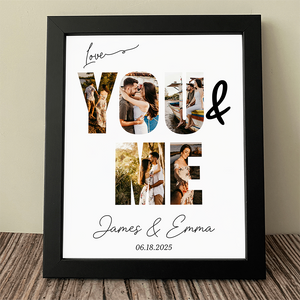 Custom Photo You & Me We Got This Picture Frame LM32 893803