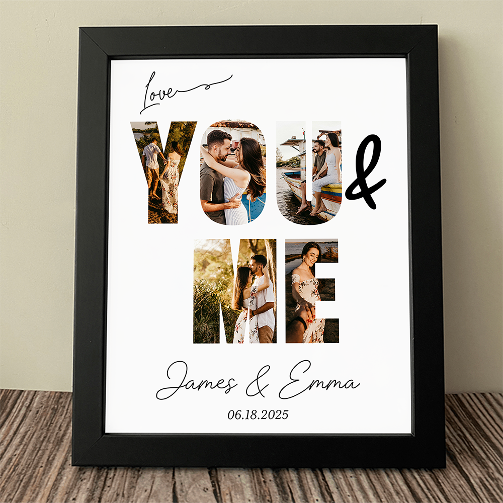 Custom Photo You & Me We Got This Picture Frame LM32 893803