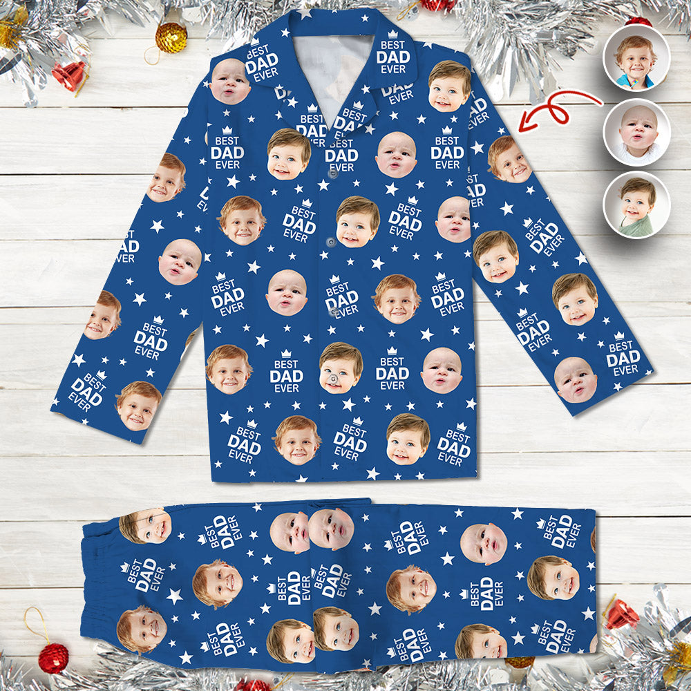 Custom Face Photo Best Mom Ever Pajamas TH10 894267