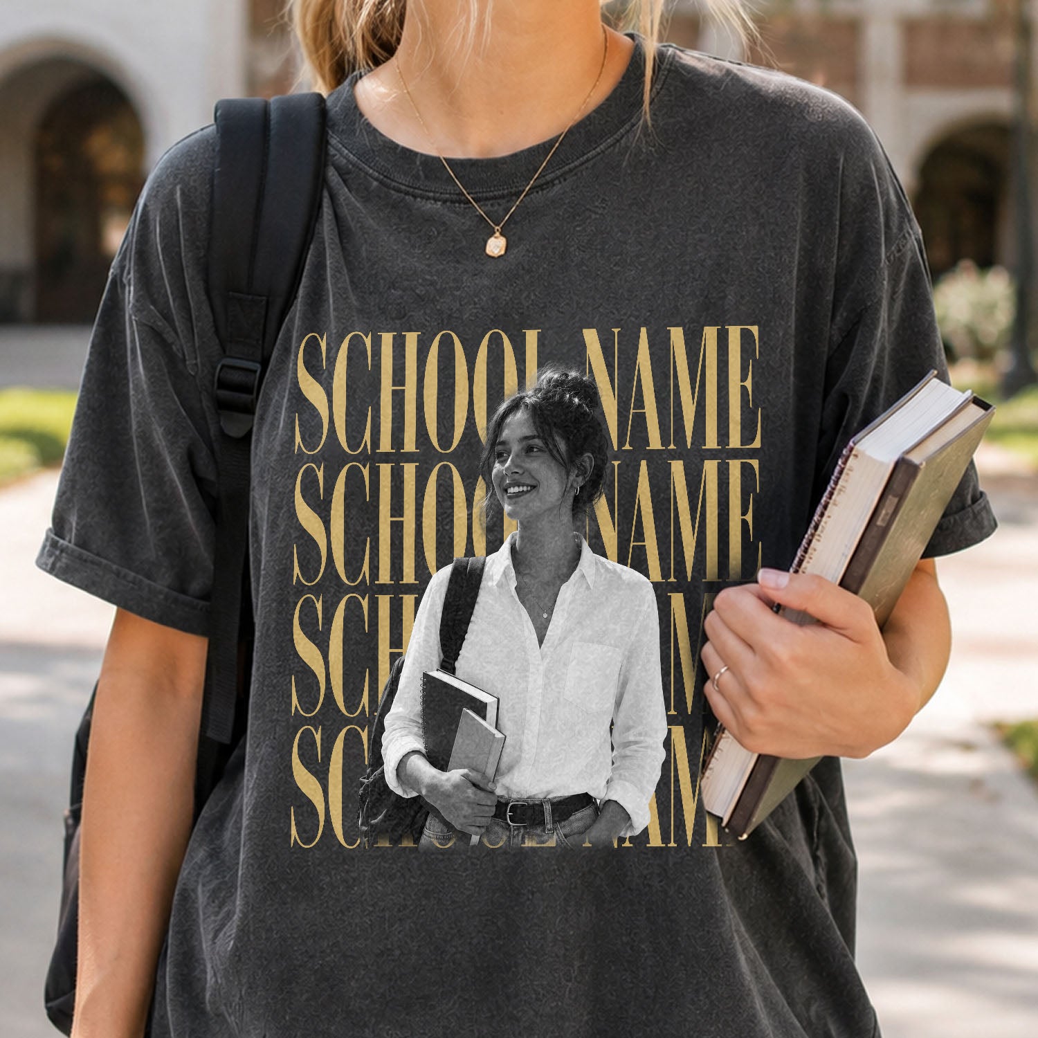 Custom Photo And School Name Back To School Comfort Shirt TH10 170327