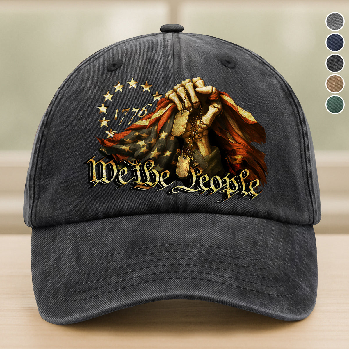 We The People Washed Denim Baseball Cap HO82 N369 894944