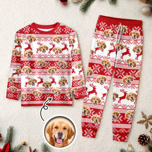 Custom Photo Christmas Dog Sleepwear Xmas Fun HO82 900152