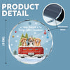 Custom Photo Have Yourself A Furry Little Christmas - Personalized Circle Glass Ornament LM32 895777