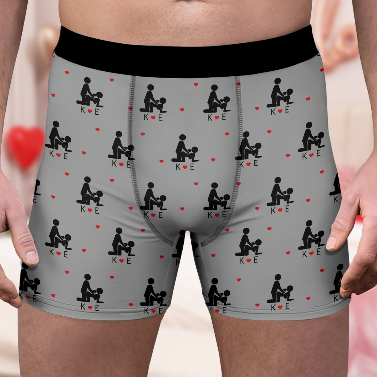 Personalized Novelty Boxer Briefs – Funny Custom Underwear for Men, Humorous Gift for Him HO82 903416