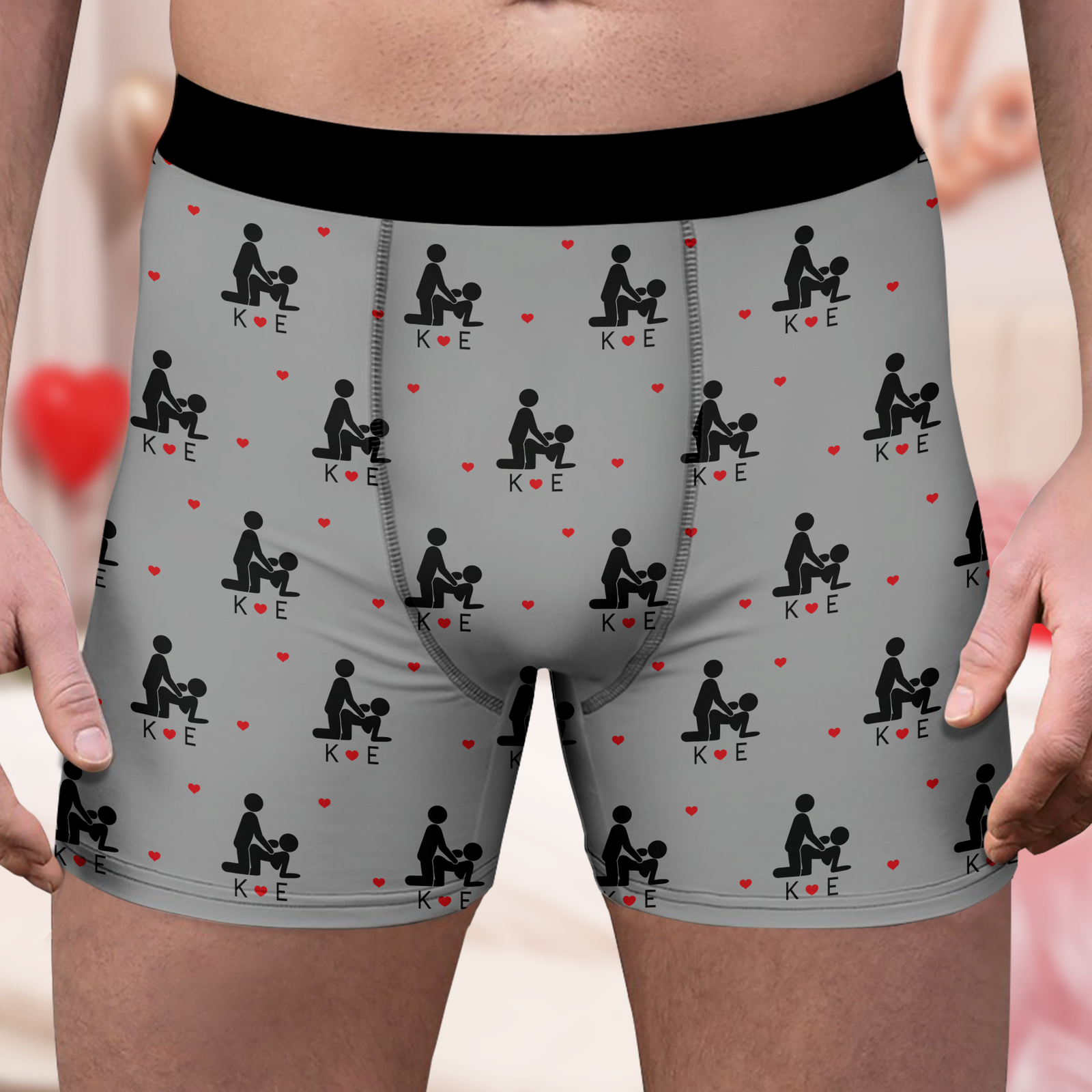Personalized Novelty Boxer Briefs – Funny Custom Underwear for Men, Humorous Gift for Him HO82 903416