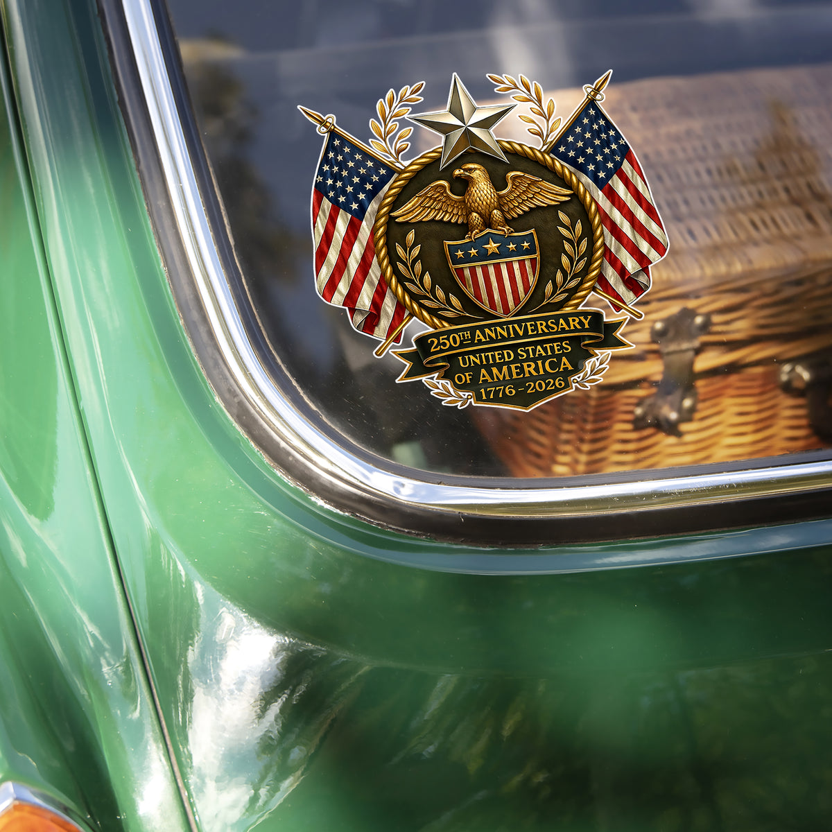 250th Anniversary United States Of America Car Window Decal Sticker TH10 898385