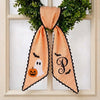 Personalized Embroidered Initial Halloween Ghost With Bat Wreath Sash LM32 669805