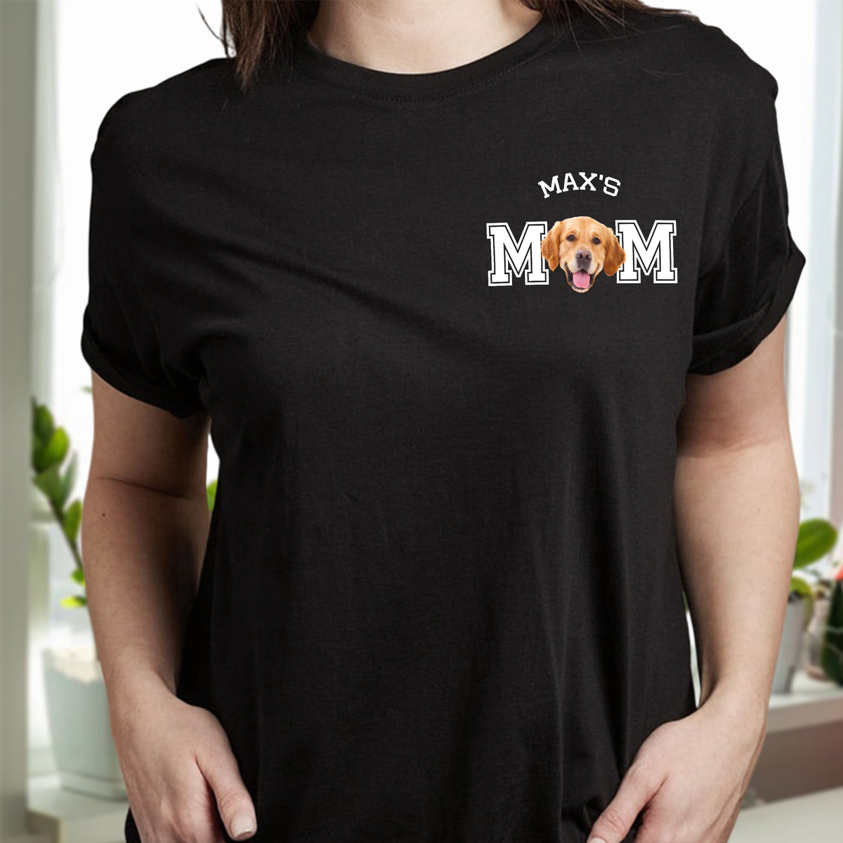 Custom Photo & Name Dog Dad, Dog Mom, Cat Dad, Cat Mom Shirt Gift For Dad HA75 892592