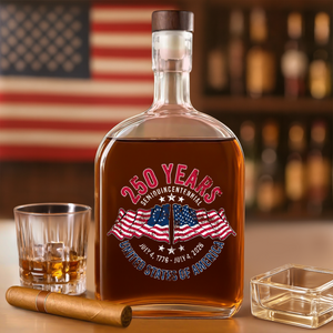 American 250 Years Semiquincentennial – Patriotic Gift 2026 Whiskey Bottle LM32 895267
