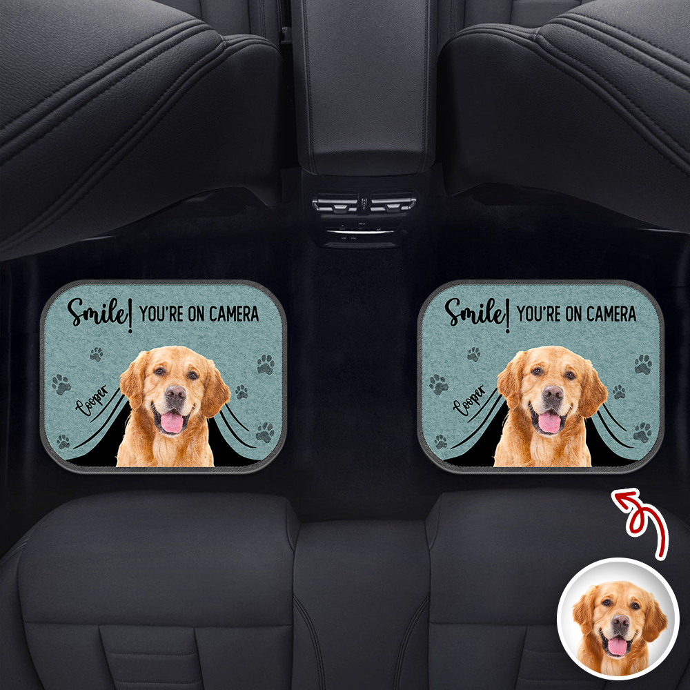 Custom Dog Photo Car Floor Mat For Dog Lovers HO82 894464
