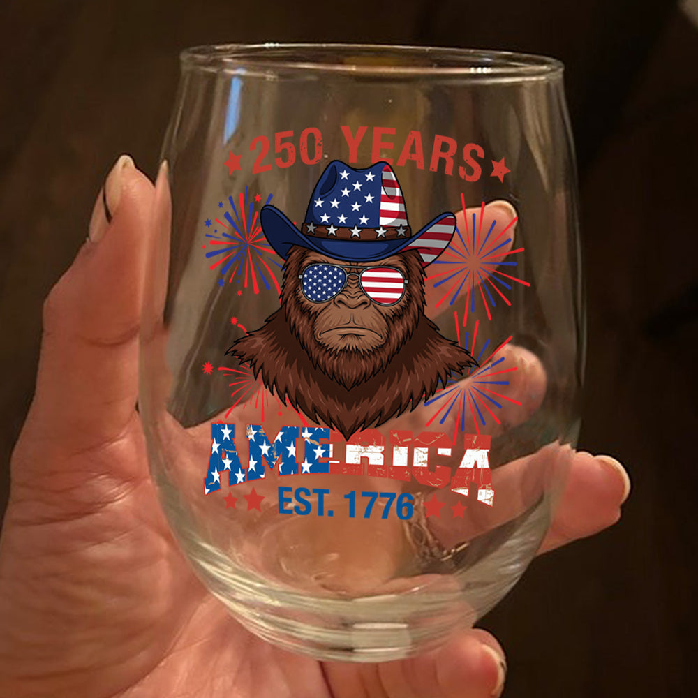 America 250 Years Wine Glass TH10 894629