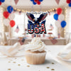 Faith, Family & Freedom 250 Years America Cupcake Topper HA75 898836
