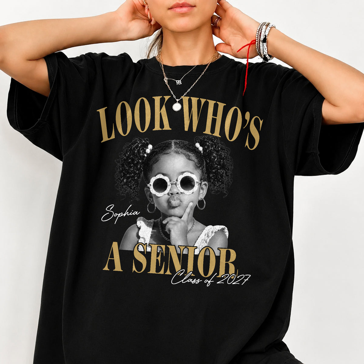 Custom Photo Look Who's A Senior 2027 Vintage Comfort Shirt CH07 180314