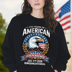 American 250 Years Independence Eagle - July 4th 2026 Dark Shirt LM32 895247