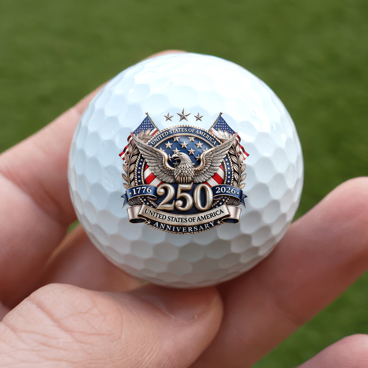 United States Of America Anniversary 250 Years Golf Ball TH10 169255