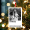 Custom Best Friend Photo Acrylic Ornament Gift For Bestie LM32 895505