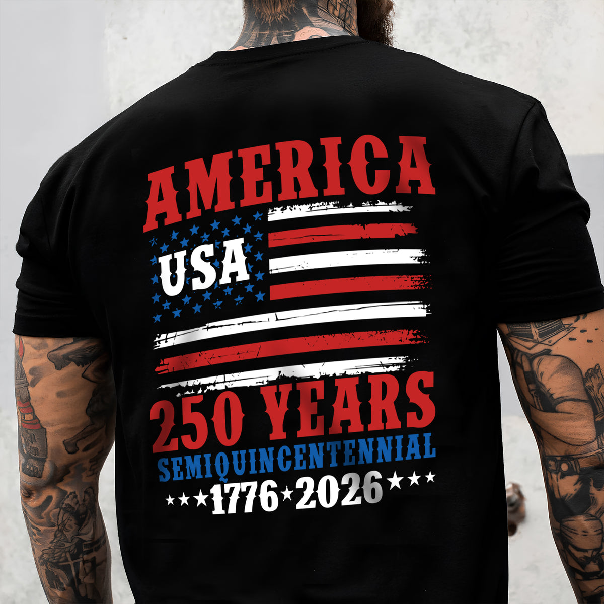 America 250 Years Semiquincentennial Back Shirt TH10 894667