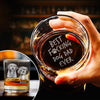 Custom Photo Best F*cking Dog Dad Ever Engraved Whiskey Glass Gift For Dog Lover CH07 895734