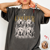Custom Vintage Dog Photo Comfort Shirt - Personalized Gift for Dog Lovers CH07 180100