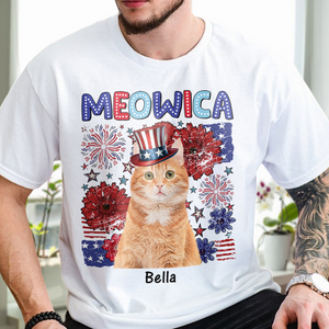 Custom Photo Meowica - Personalized Shirt LM32 893917