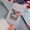America 250th Anniversary Patriot Eagle Roll Sticker HA75 921084