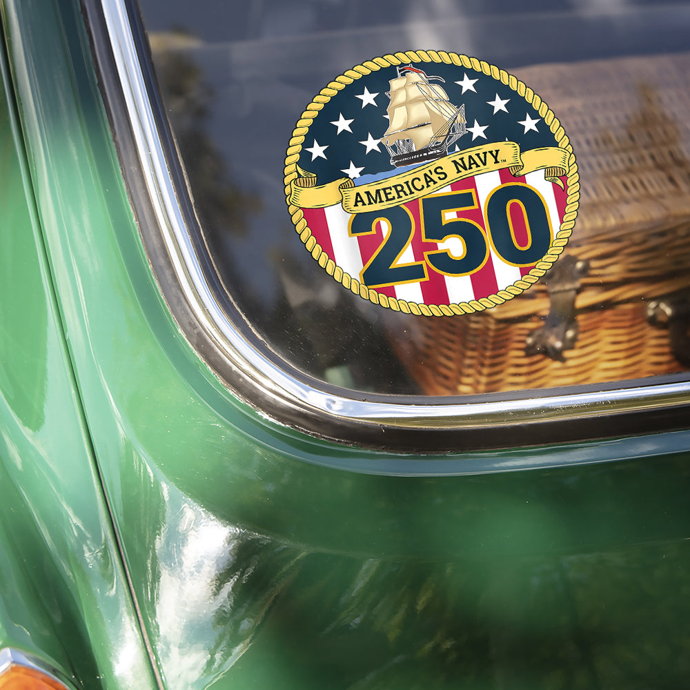 United States Navy 250th Car Sticker HO82 900736