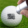 Personalized USA Flag Golf Ball Stamp Box Gift for Golfer, Golf Ball Marker HA75 921104