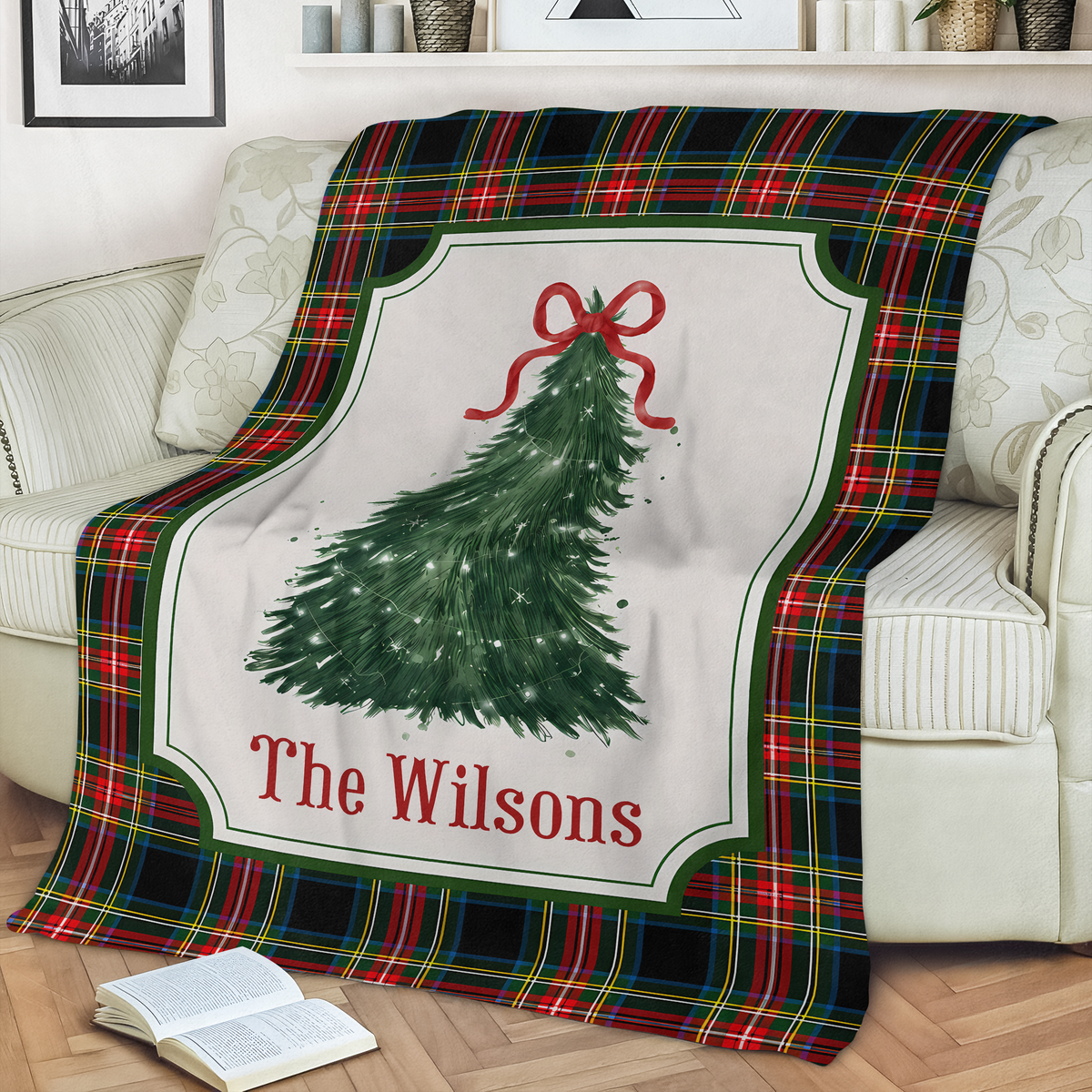 Personalized Custom Family Name Blanket For Christmas TH10 170873