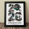 Senior 2026 Football Photo Collage – Personalized Picture Frame Player Gift & Football Keepsake HO82 900308