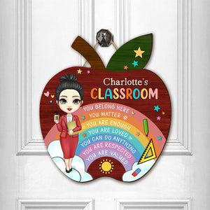 Teacher's Classroom Personalized DoorSign Gift For Teacher, Back To School HA75 892628