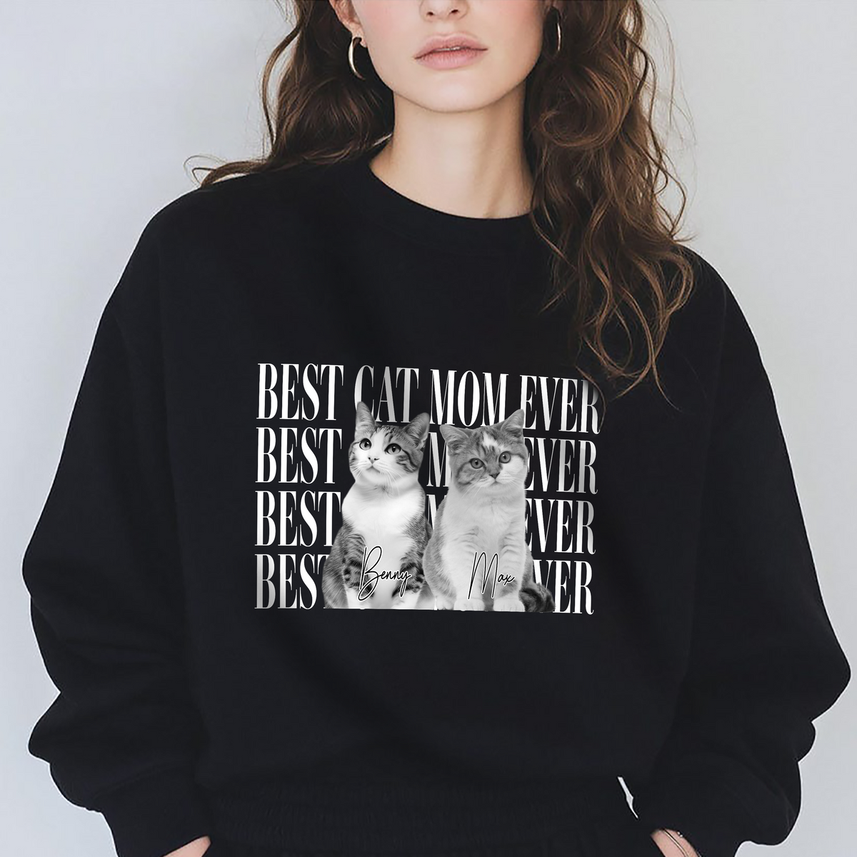 Custom Vintage Photo Best Dog Dad Ever, Best Cat Dad Ever Dark Shirt CH07 911536
