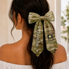 Personalized Name Military Ribbon Hair Bow - Homecoming Gift, Military Graduation Gift HO82 903500