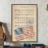 Star Spangled Banner Vintage Sheet Music Print Poster Picture Frame - Patriotic Wall Art HO82 902834