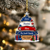 Custom Family Name Christmas Tree Ornament US 250 Years 1776-2026 Patriotic Acrylic Ornament TH10 170789